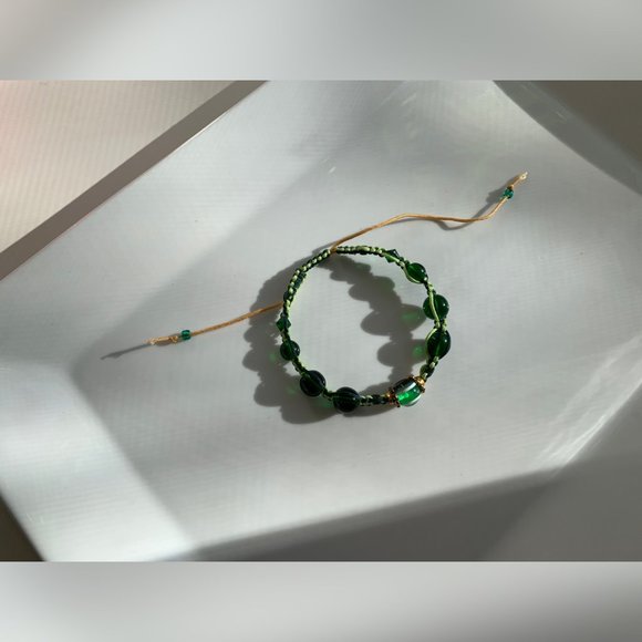 Swarovski Beaded Crochet Handmade Bracelet - Picture 4 of 5